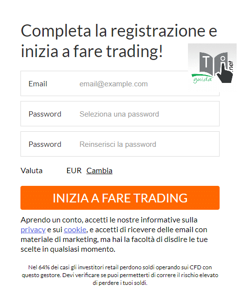 registrazione demo markets.com