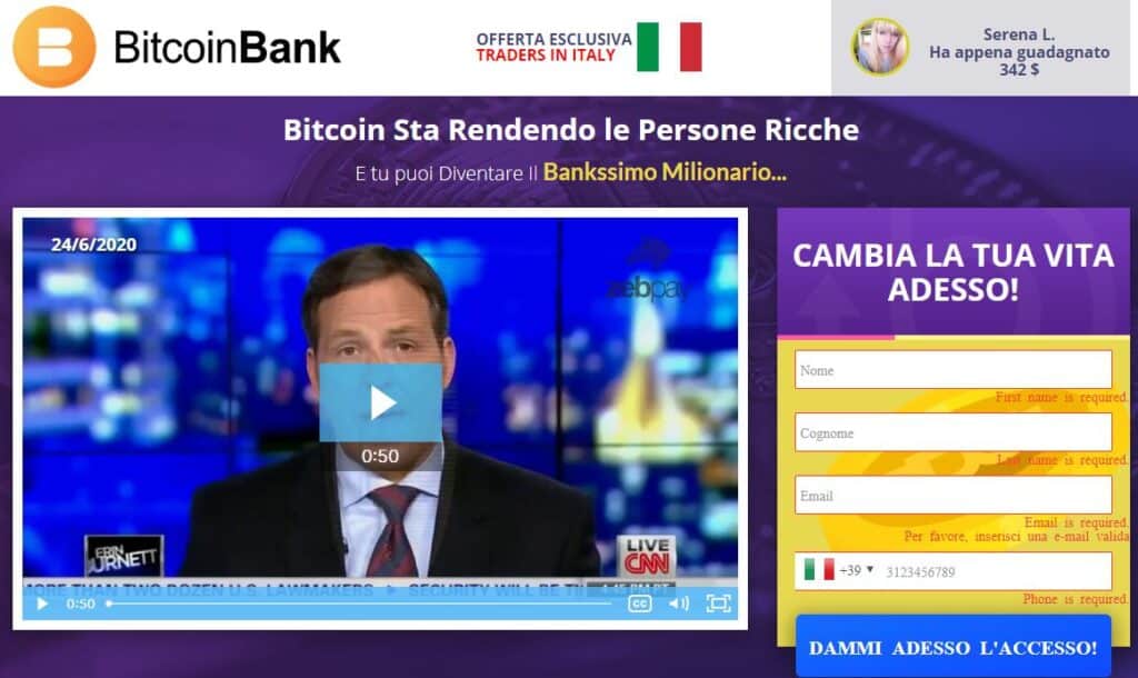 bitcoin bank truffa o funziona