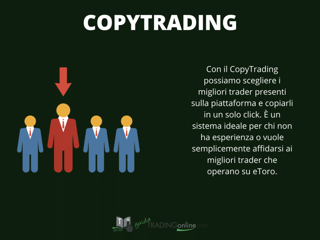 Il CopyTrading è uno dei migliori servizi offerti in esclusiva da eToro