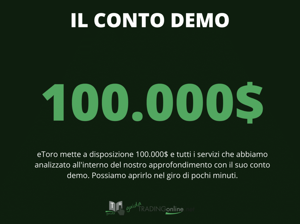 eToro - conto demo, a cura di GuidaTradingOnline.net