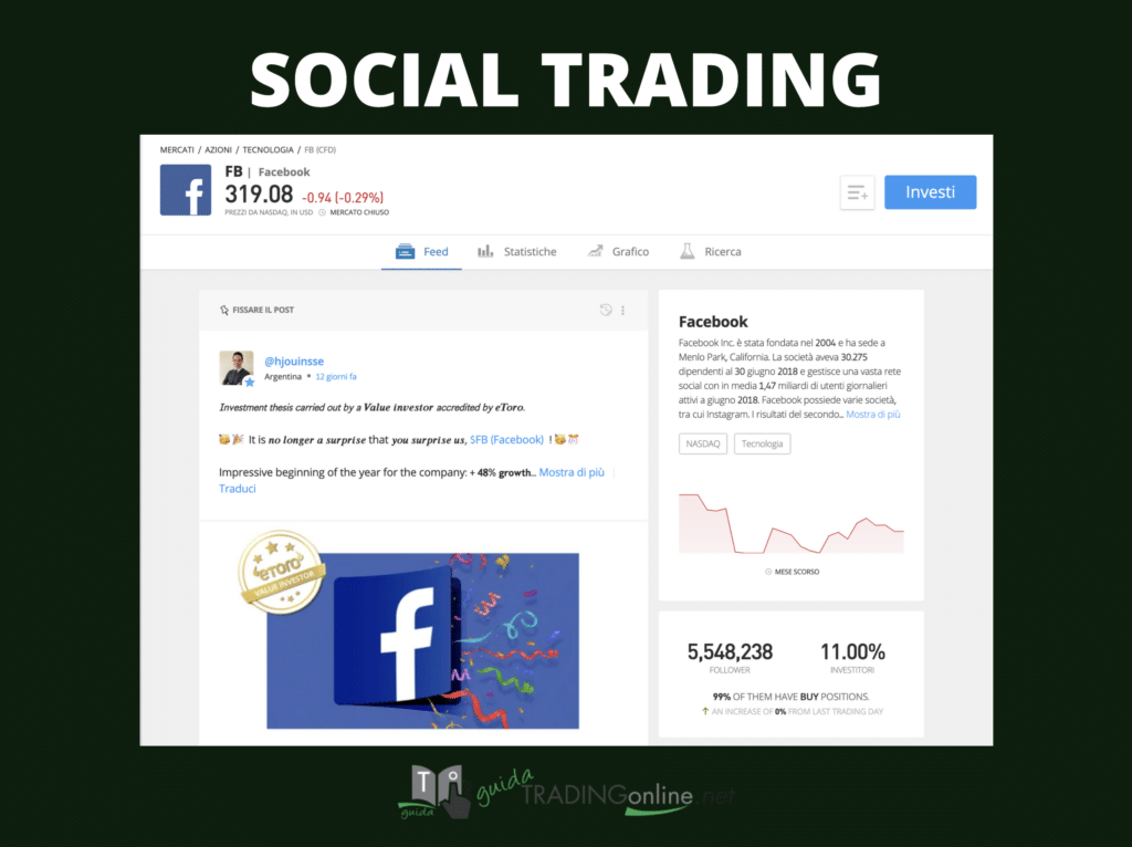 Il social trading di eToro - di GuidaTradingOnline.net