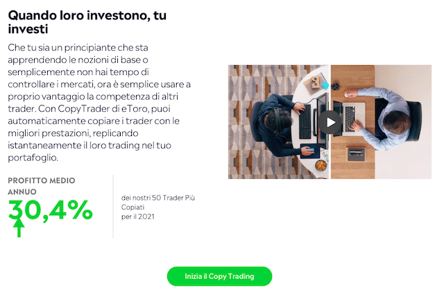 Alternativa ad un corso trading: il Copy trading eToro