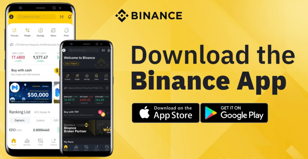 L'app di Binance è una delle migliori in assoluto per servizio wallet e investimenti crypto
