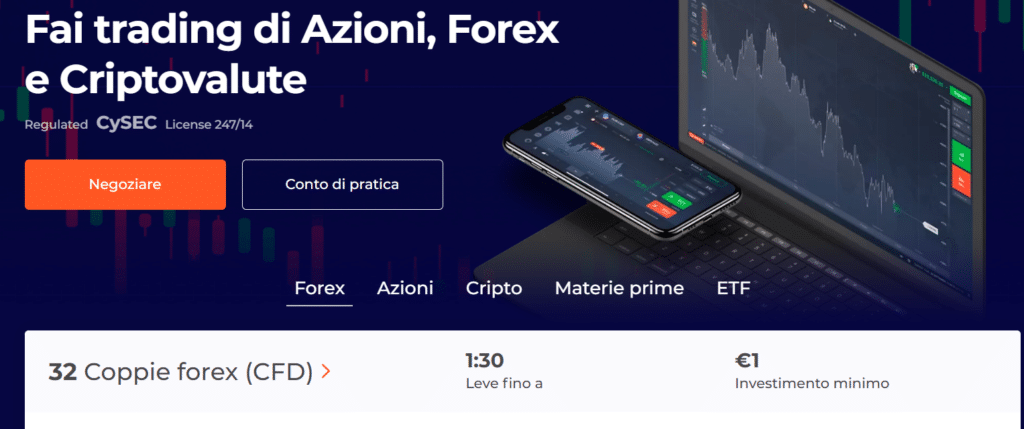 Come fare trading in forex sul broker IQ Option